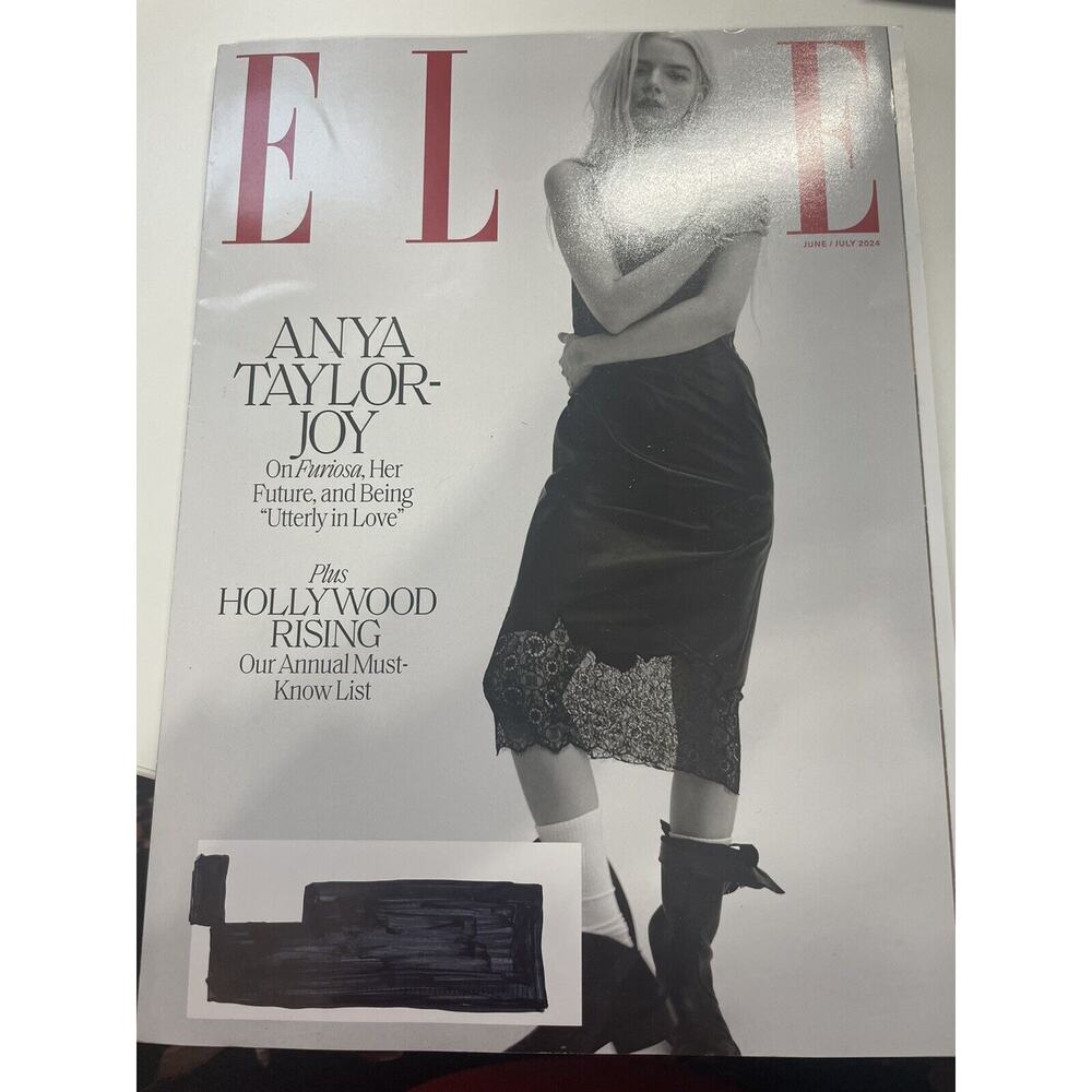 ELLE Magazine JUNE/JULY 2024 Anya Taylor-Joy FASHION CELEBRITY